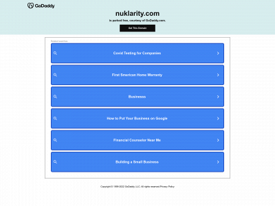 nuklarity.com snapshot