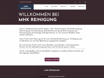 mhk-reinigung.de snapshot