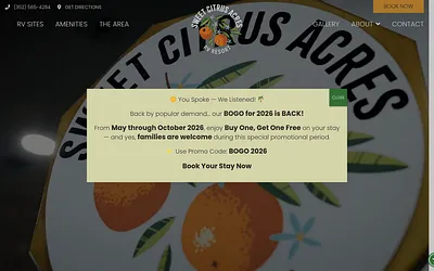 sweetcitrusacres.com snapshot