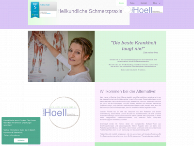 schmerzpraxis-hoell.de snapshot