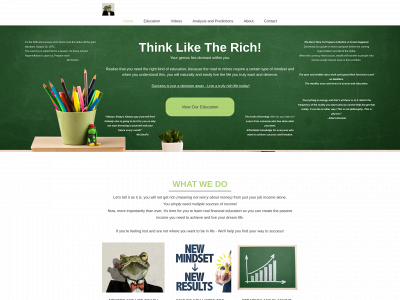 thinkliketherich.com snapshot