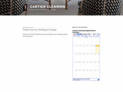 cartiercleaning.com snapshot