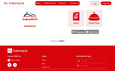 sultanayub.com snapshot