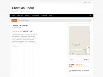 christianshout.net snapshot