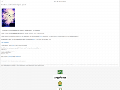 kruljactreeservices.com snapshot