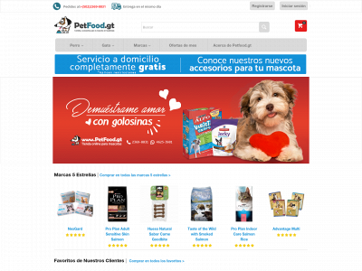 petfood.gt snapshot