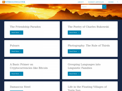 intriguinglynx.com snapshot