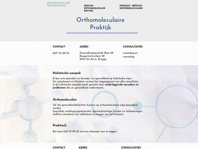 orthomoleculairepraktijk.be snapshot
