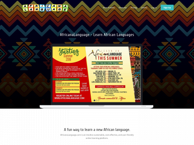 africanalanguage.com snapshot