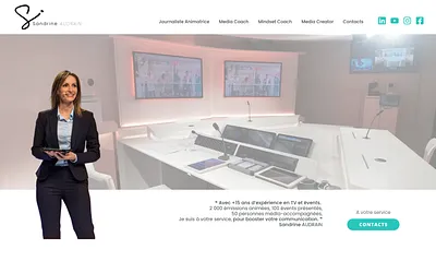sandrineaudrain.com snapshot