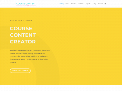 coursecontentcreator.com snapshot