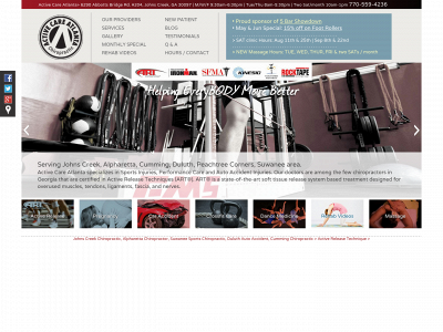 activecareatlanta.com snapshot