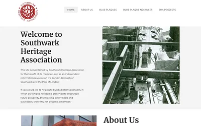 southwarkheritage.org snapshot