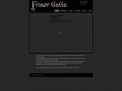 frisorgaga.dk snapshot