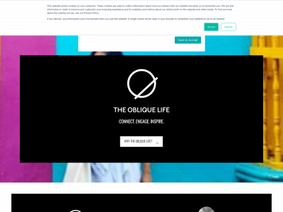 theobliquelife.com snapshot