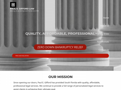 paulegiffordlaw.com snapshot