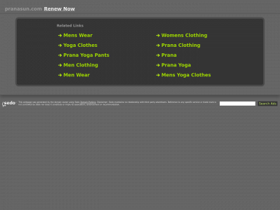 pranasun.com snapshot