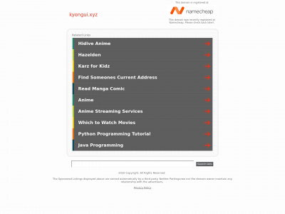 kyongui.xyz snapshot