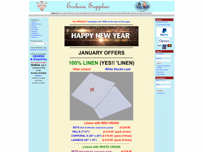 shop.ecclesiasupplies.com snapshot