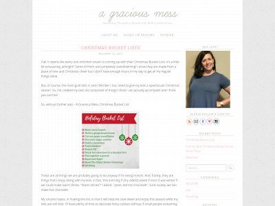 agraciousmess.com snapshot