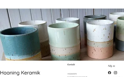 haaningkeramik.dk snapshot
