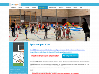sportlief.be snapshot