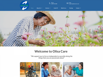 olisacare.co.uk snapshot