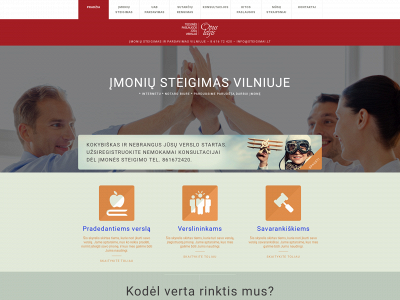 steigimai.lt snapshot