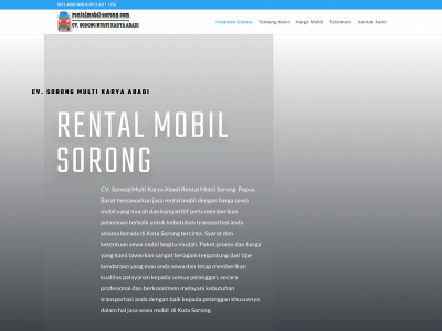 rentalmobil-sorong.com snapshot