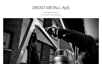 drostmetal.dk snapshot