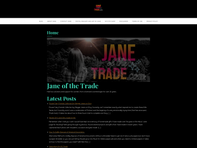 janeofthetrade.com snapshot