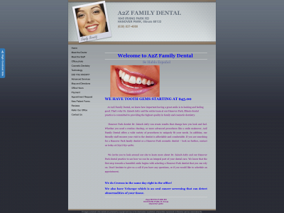a2zfamilydentalpc.com snapshot