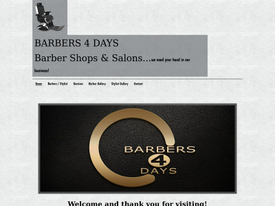 barbers4days.com snapshot