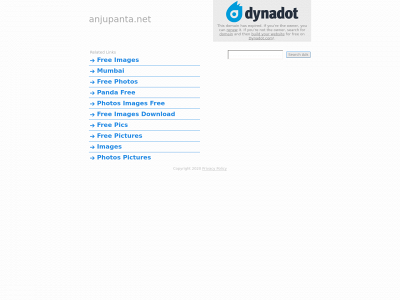 anjupanta.net snapshot