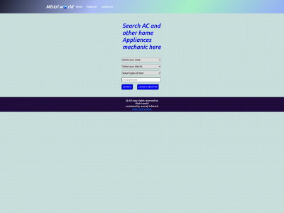 mistriworld.in snapshot