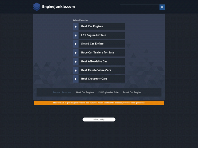 enginejunkie.com snapshot