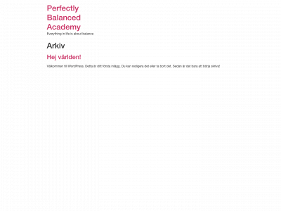 perfectlybalanced.se snapshot