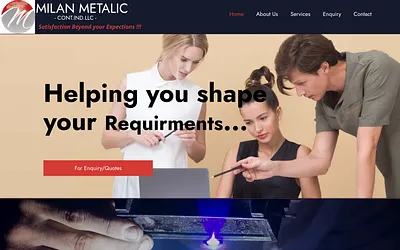 milanmetalic.com snapshot