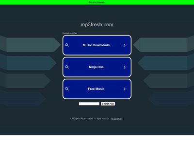 mp3fresh.com snapshot