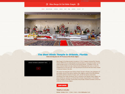 durgasaitemple.org snapshot