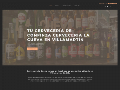 www.cervecerialacueva.com snapshot