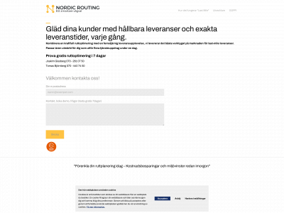 nordicrouting.se snapshot