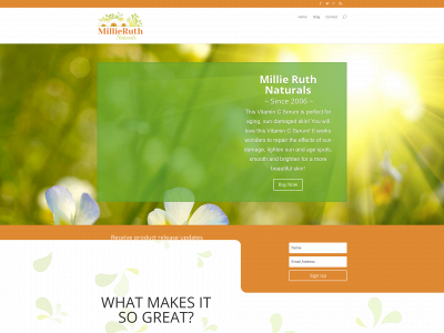millieruthnaturals.com snapshot