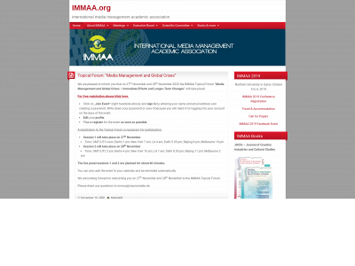 immaa.org snapshot