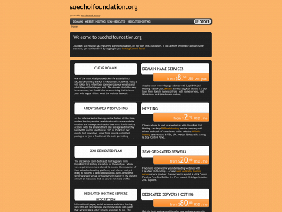 suechoifoundation.org snapshot