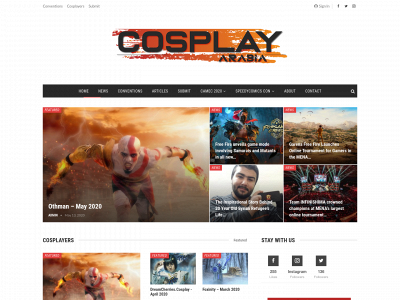 cosplayarabia.com snapshot