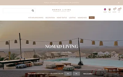 nomadliving.be snapshot