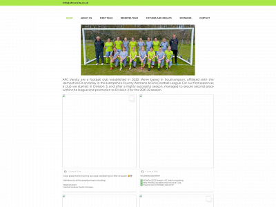 afcvarsity.com snapshot