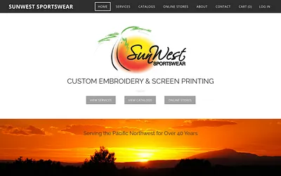 www.sunwestsportswear.com snapshot