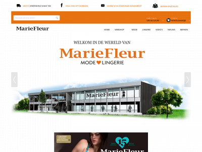 www.mariefleur.be snapshot